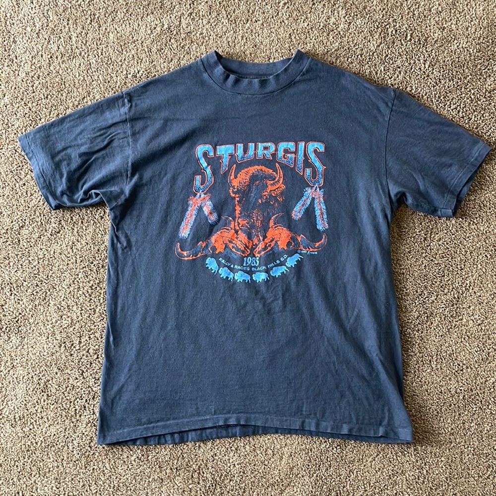 SUPER RARE VINTAGE 1985 Sturgis shirt